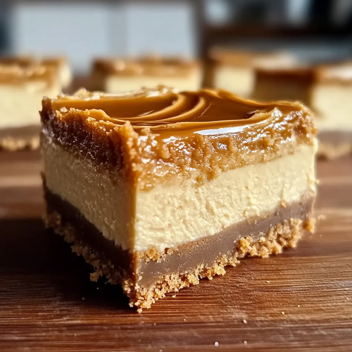 Creamy Biscoff Cheesecake Bars You Can't Resist Indulging In