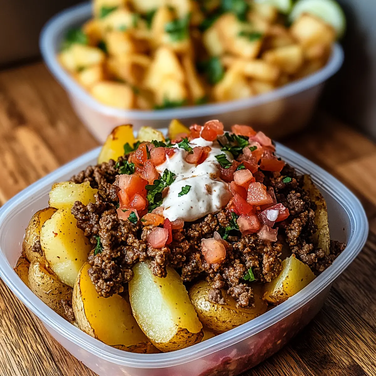 Loaded Potato Taco Bowls You'll Crave for Meal Prep