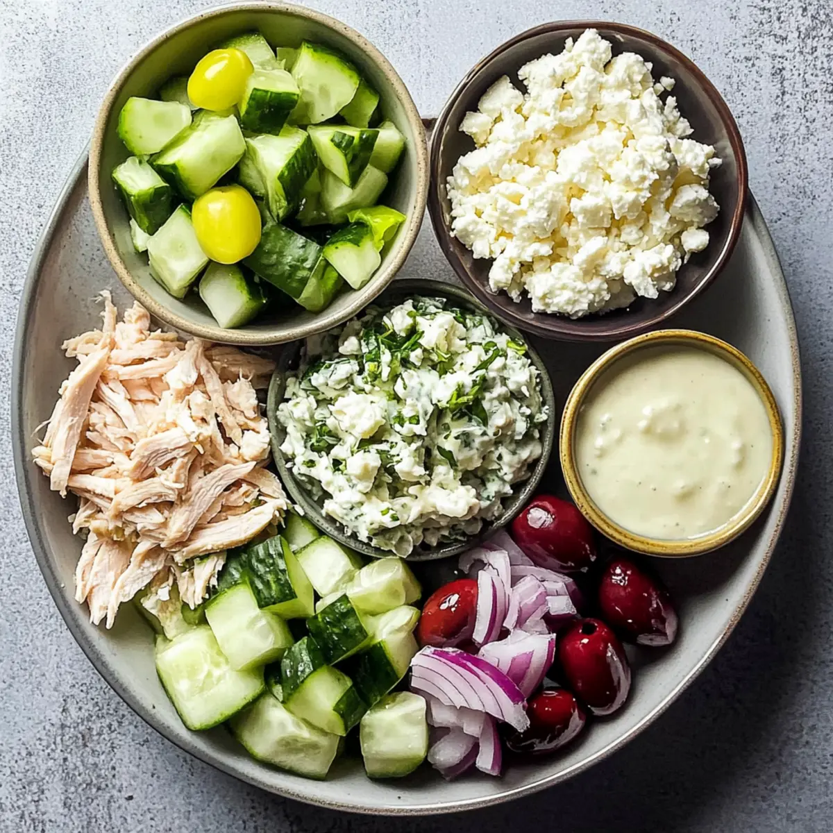 Tzatziki Chicken Salad: A Light and Zesty Mediterranean Meal