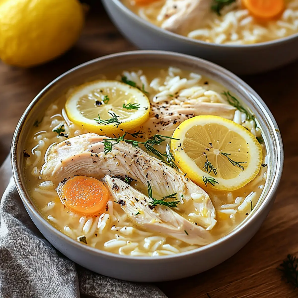 Heartwarming Greek Lemon Chicken Soup for Cozy Days