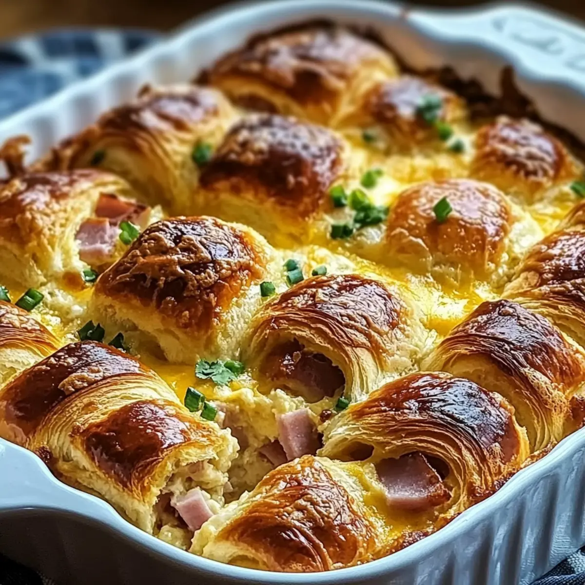 Indulge in Croissant Breakfast Casserole for Cozy Mornings