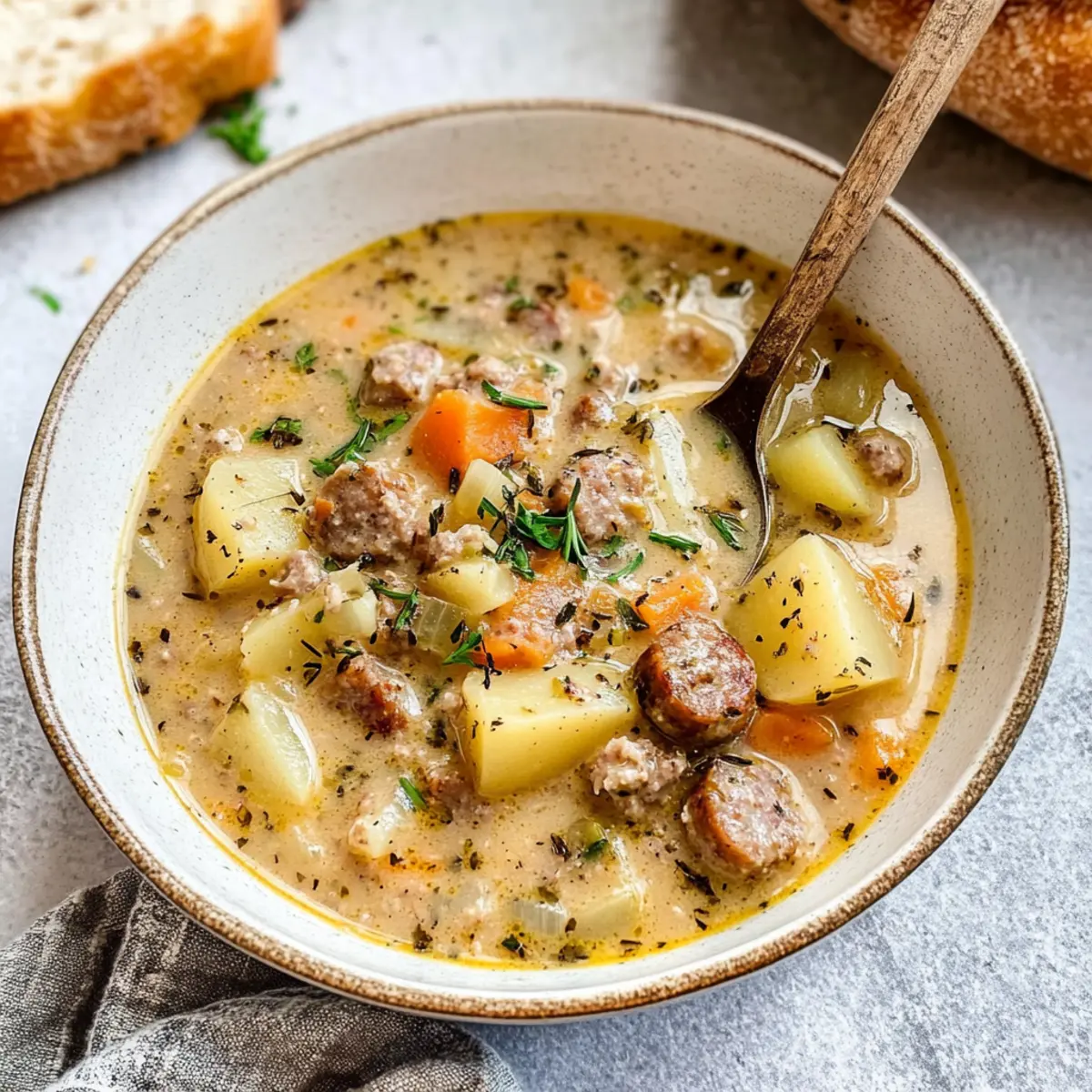 Hearty Potato and Sausage Chowder for Cozy Nights