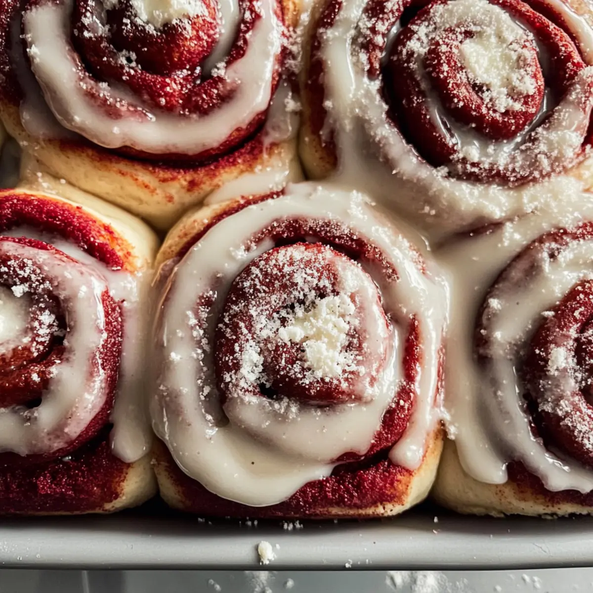 Red Velvet Cinnamon Rolls for a Festive Holiday Morning
