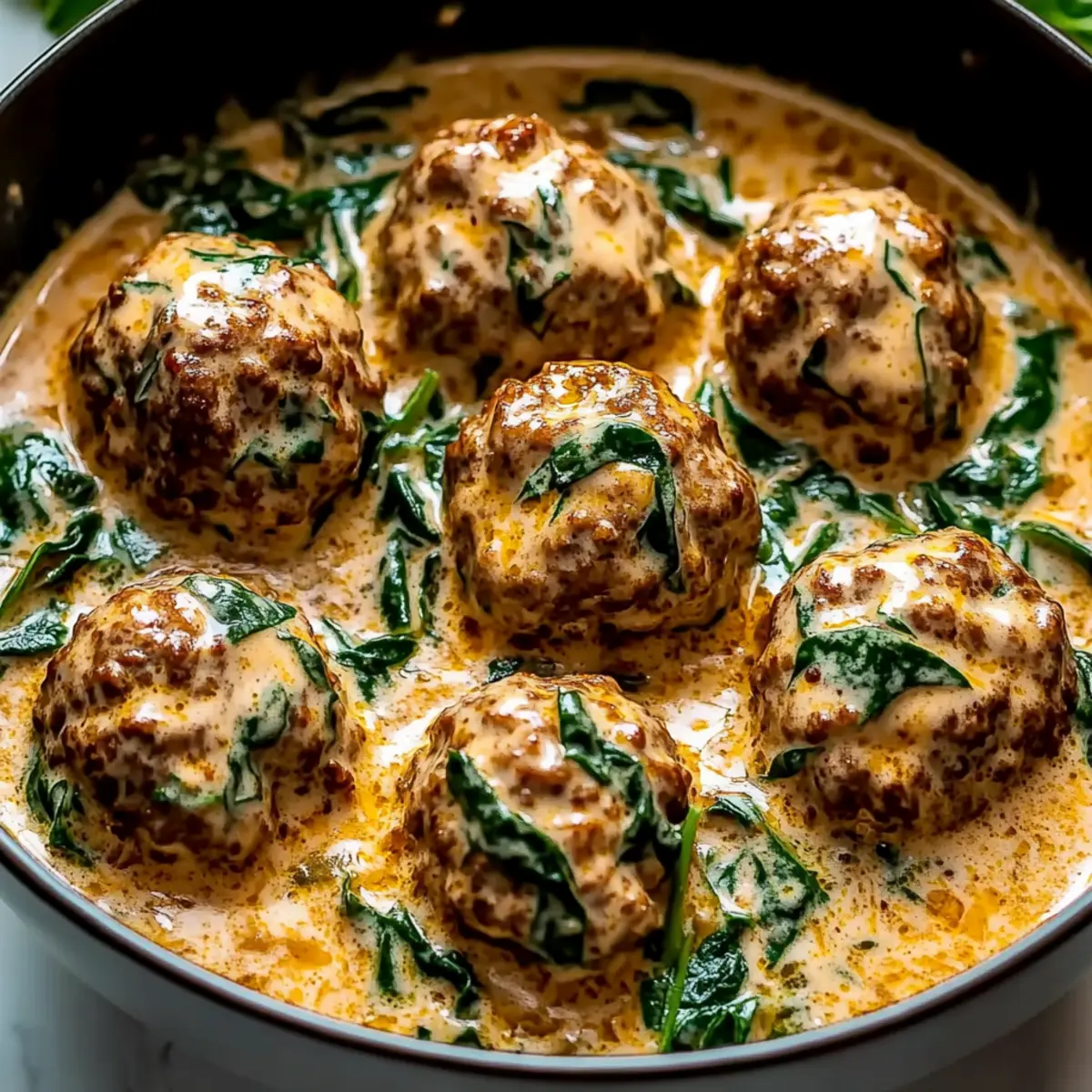 Creamy Tuscan Low Carb Meatballs for Guilt-Free Indulgence