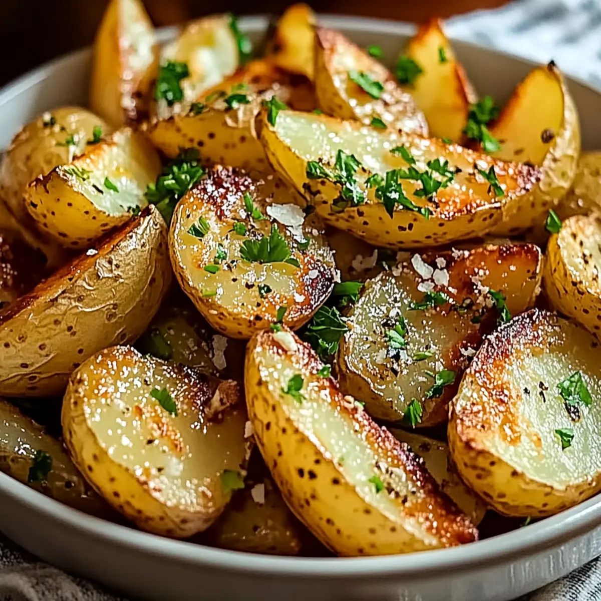 Authentic Greek Potatoes: Golden, Crispy, and Zesty Delight