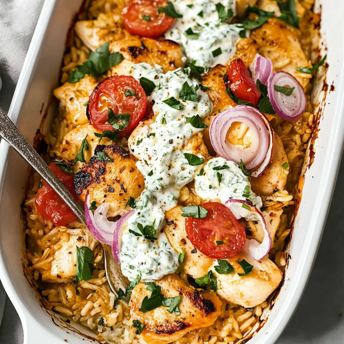 Delicious Dump-and-Bake Chicken Tzatziki Casserole Magic