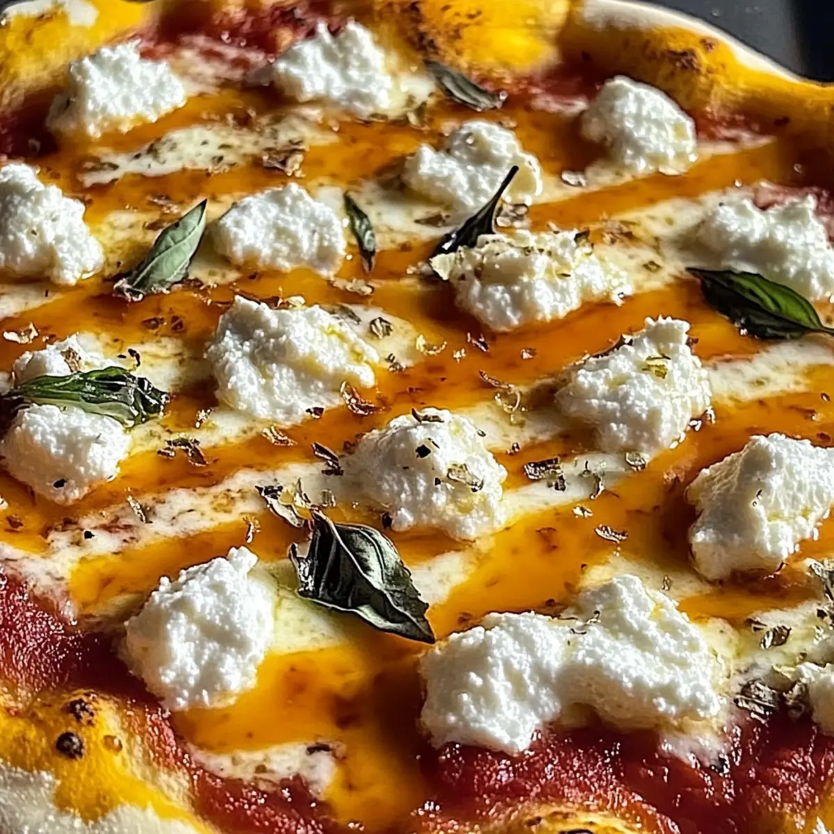 Hot Honey Ricotta Pizza: Comfort with a Sweet Kick