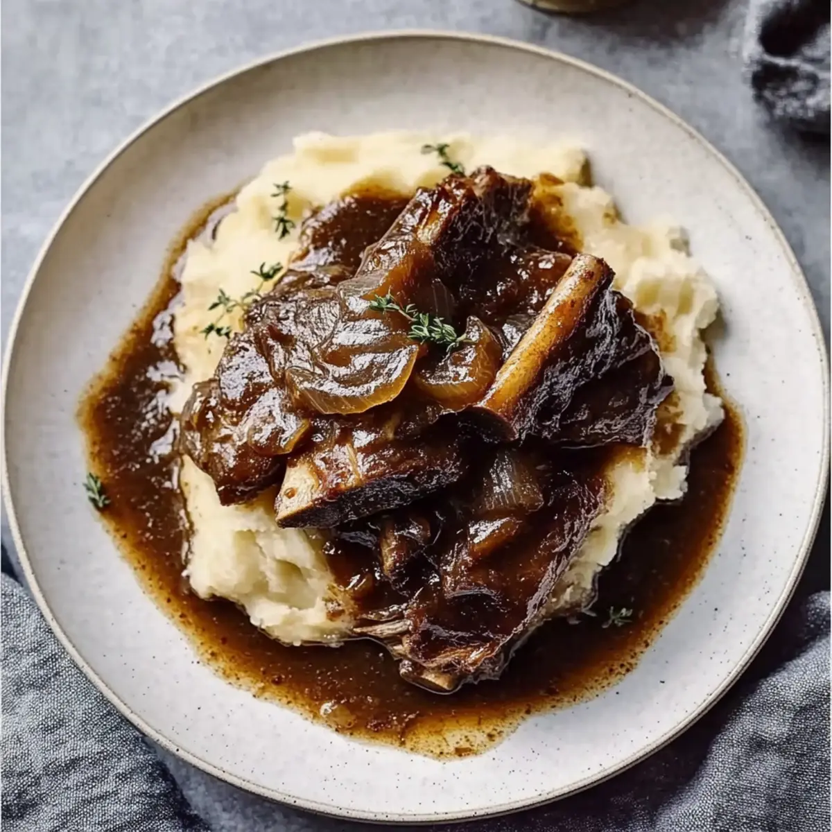 Savory Braised Beef Short Ribs for Cozy Comfort Cooking