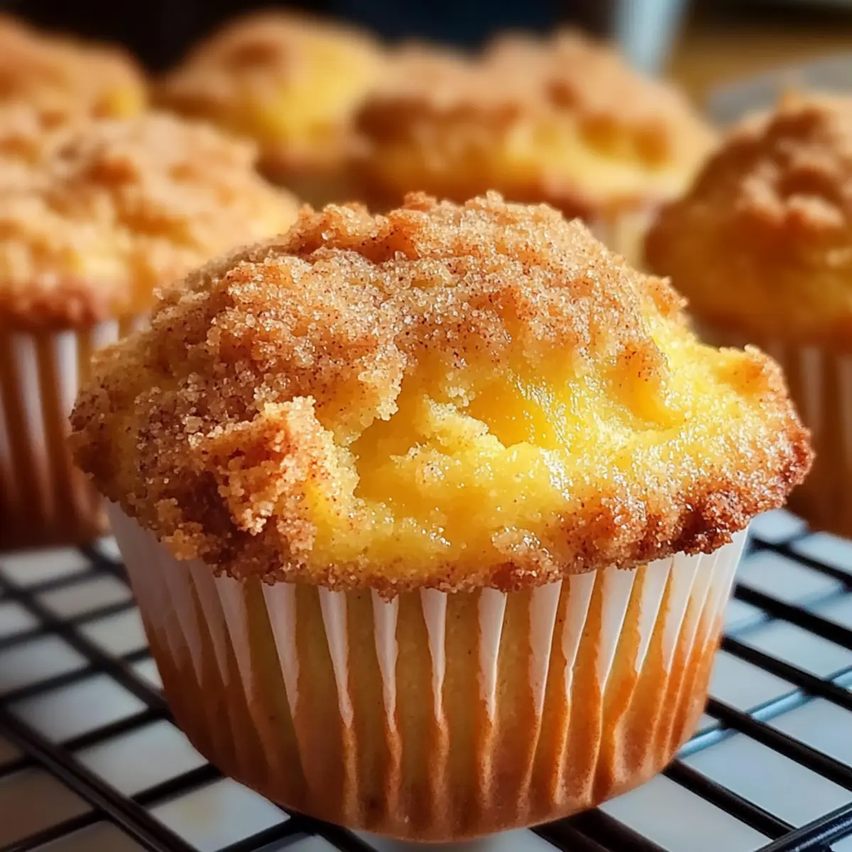 Peach Cobbler Muffins: Fluffy Bites of Summer Bliss