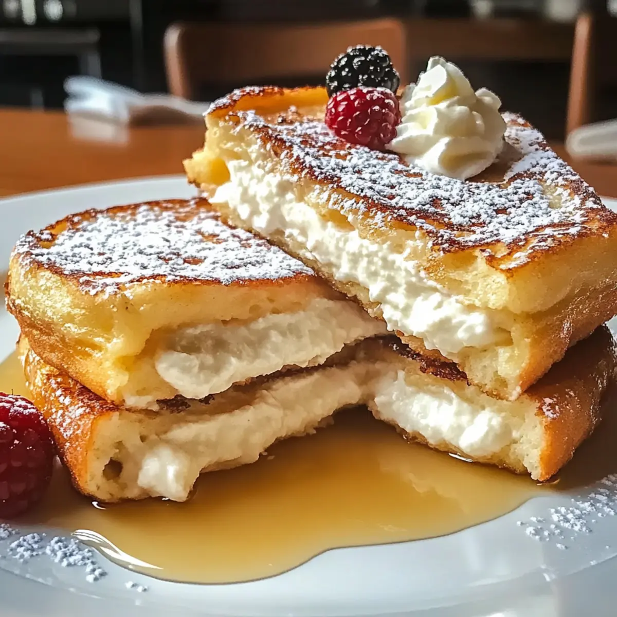 Indulge in Stuffed Cream Cheese French Toast Bliss