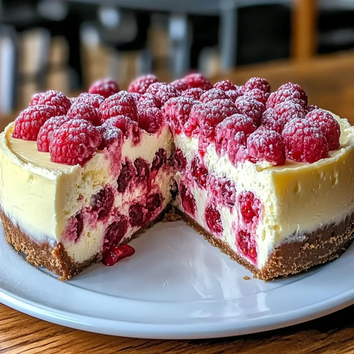 Irresistible White Chocolate Raspberry Cheesecake Recipe