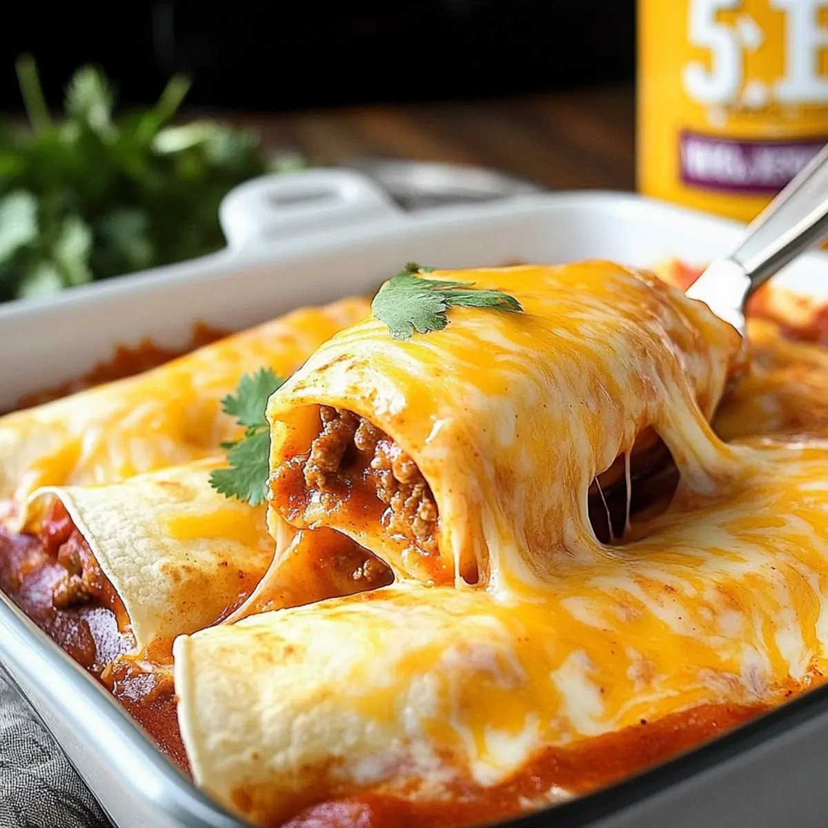 Beef Enchiladas Made Easy: 5 Ingredients for a Cozy Dinner