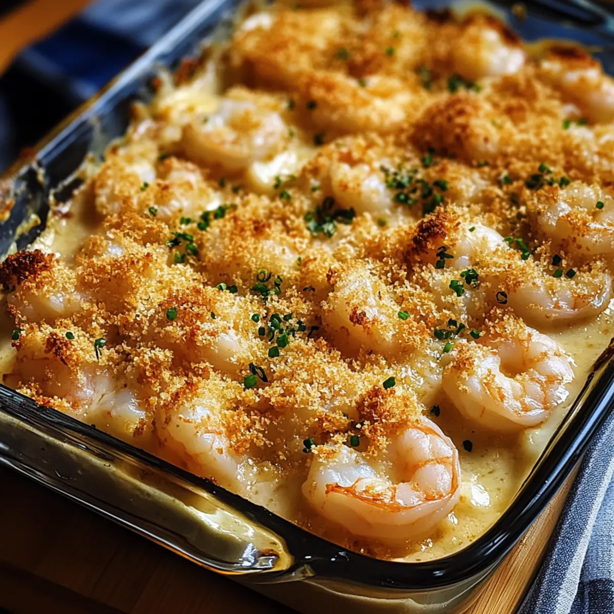 Creamy Shrimp Casserole for Cozy Family Nights