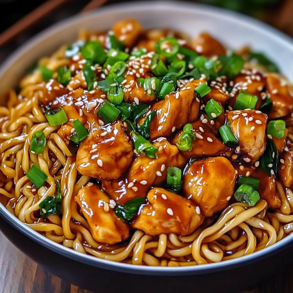 Sticky Garlic Chicken Noodles: Your New Favorite Comfort Food