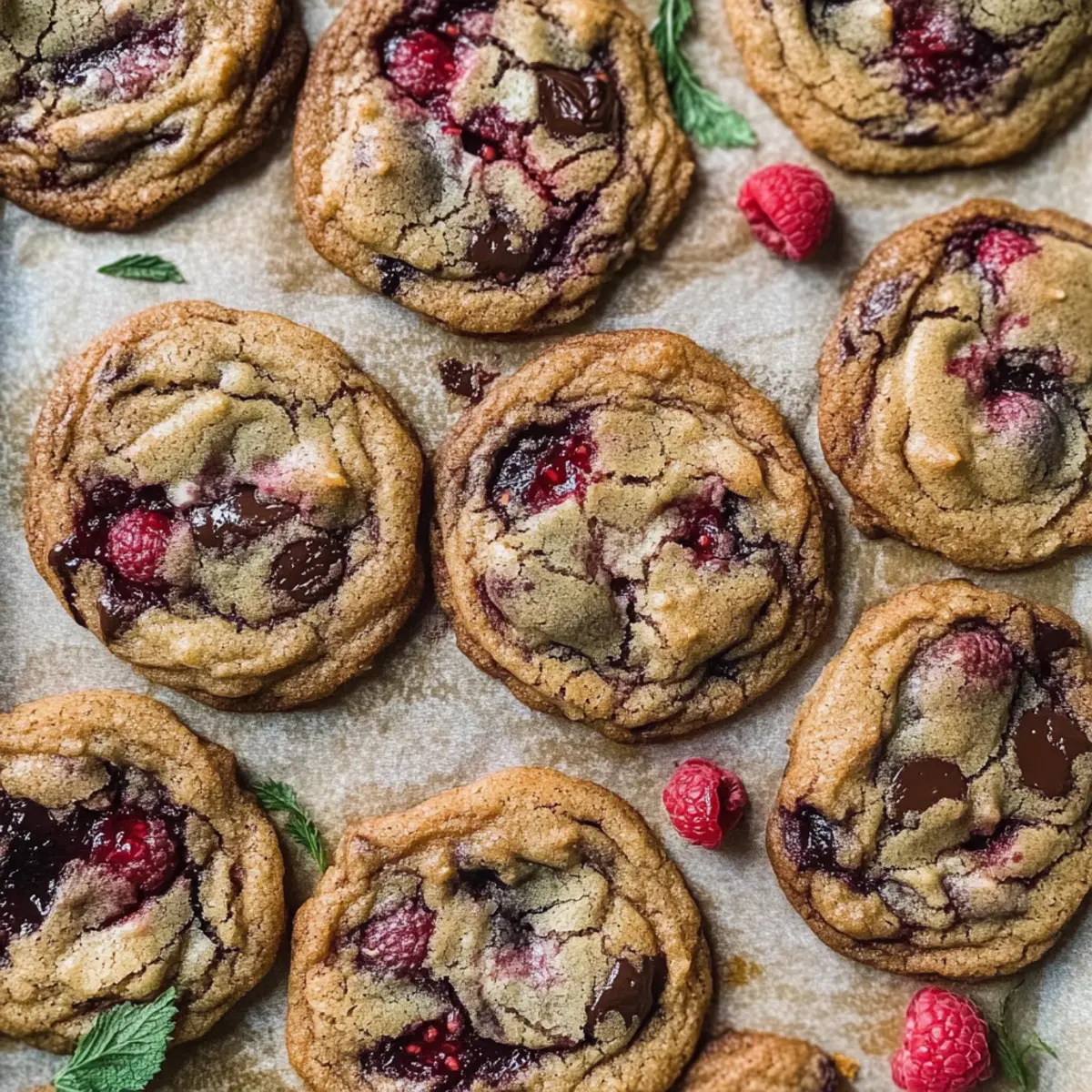 Soft Raspberry Chocolate Chip Cookies Your New Favorite Treat