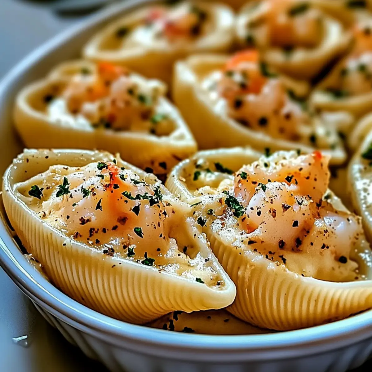 Creamy Seafood Stuffed Shells for a Decadent Dinner Delight