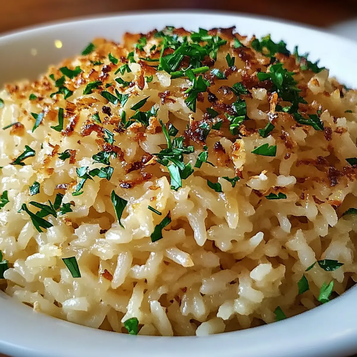 Garlic Parmesan Rice: Creamy Comfort in Every Bite