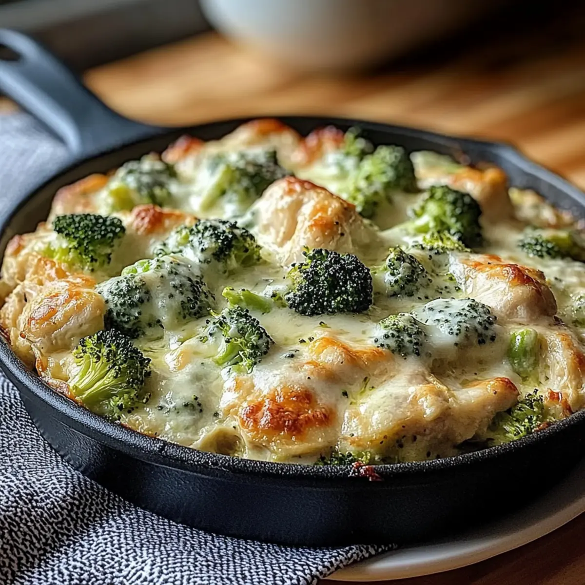 Keto Chicken Alfredo Broccoli Bake: Creamy Comfort Awaits