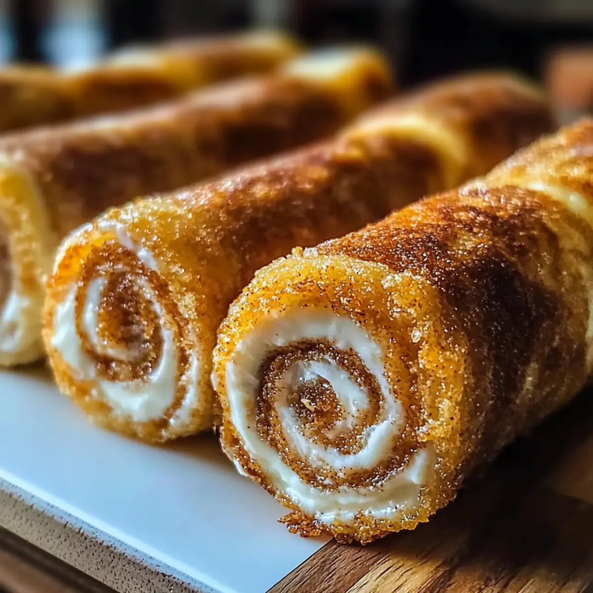 Crispy Keto Cinnamon Cream Cheese Roll Ups You’ll Love