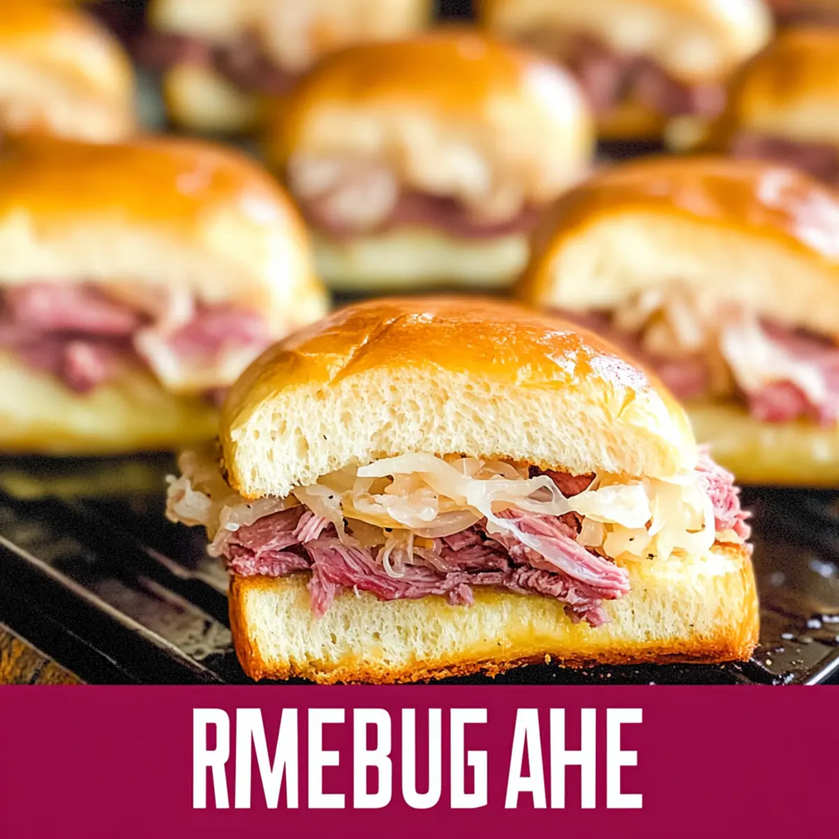 Baked Reuben Sliders: Irresistibly Sweet and Savory Delights