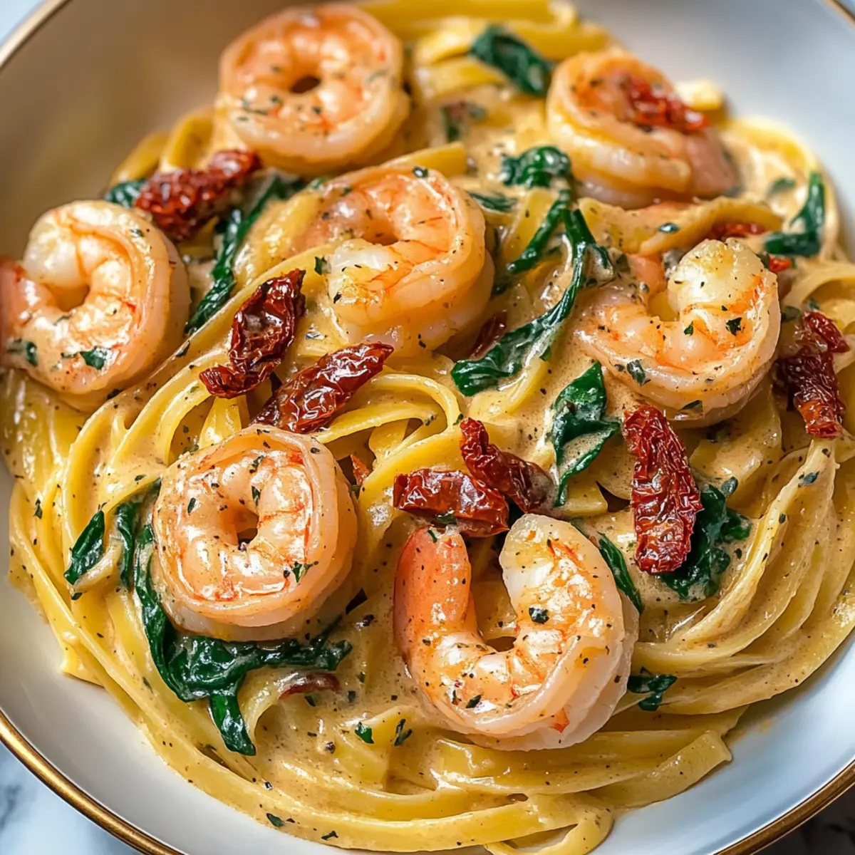 Creamy Tuscan Shrimp Pasta in 30 Minutes for a Cozy Night