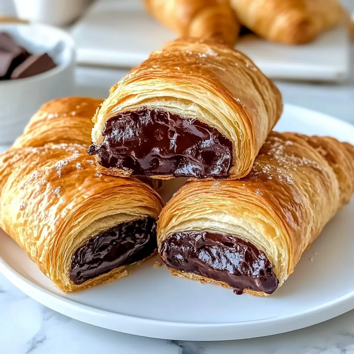 Irresistible Chocolate Croissants: Bake Bliss at Home