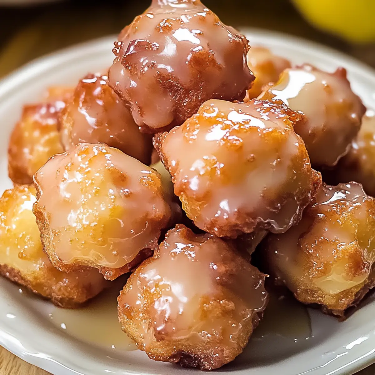 Deliciously Baked Apple Fritter Bites for Guilt-Free Indulgence