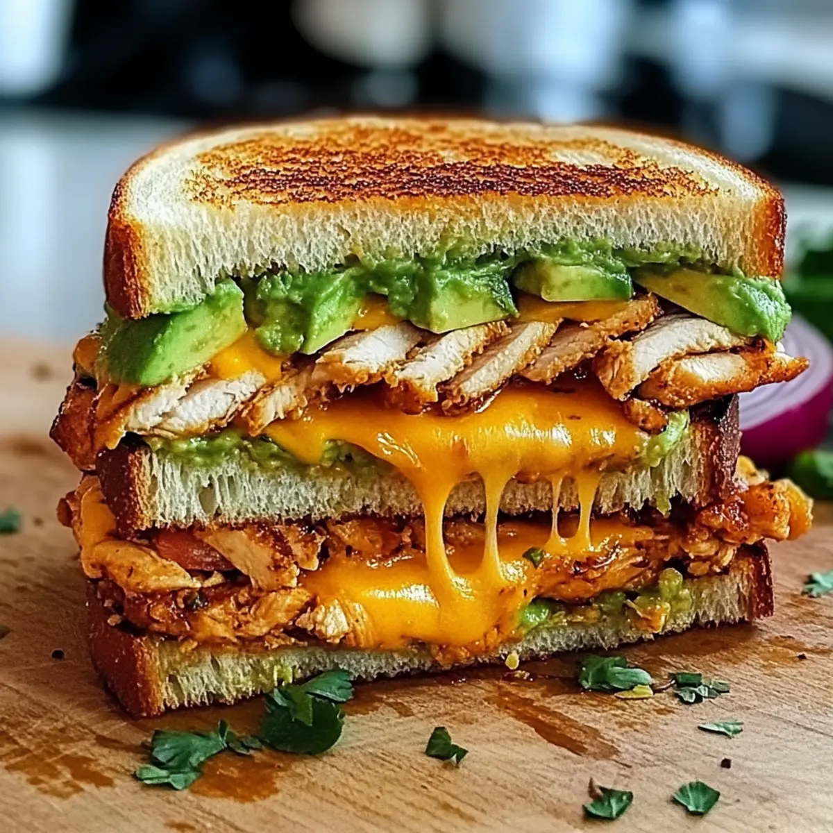 Irresistible Chicken Avocado Melt Sandwich for Cozy Nights