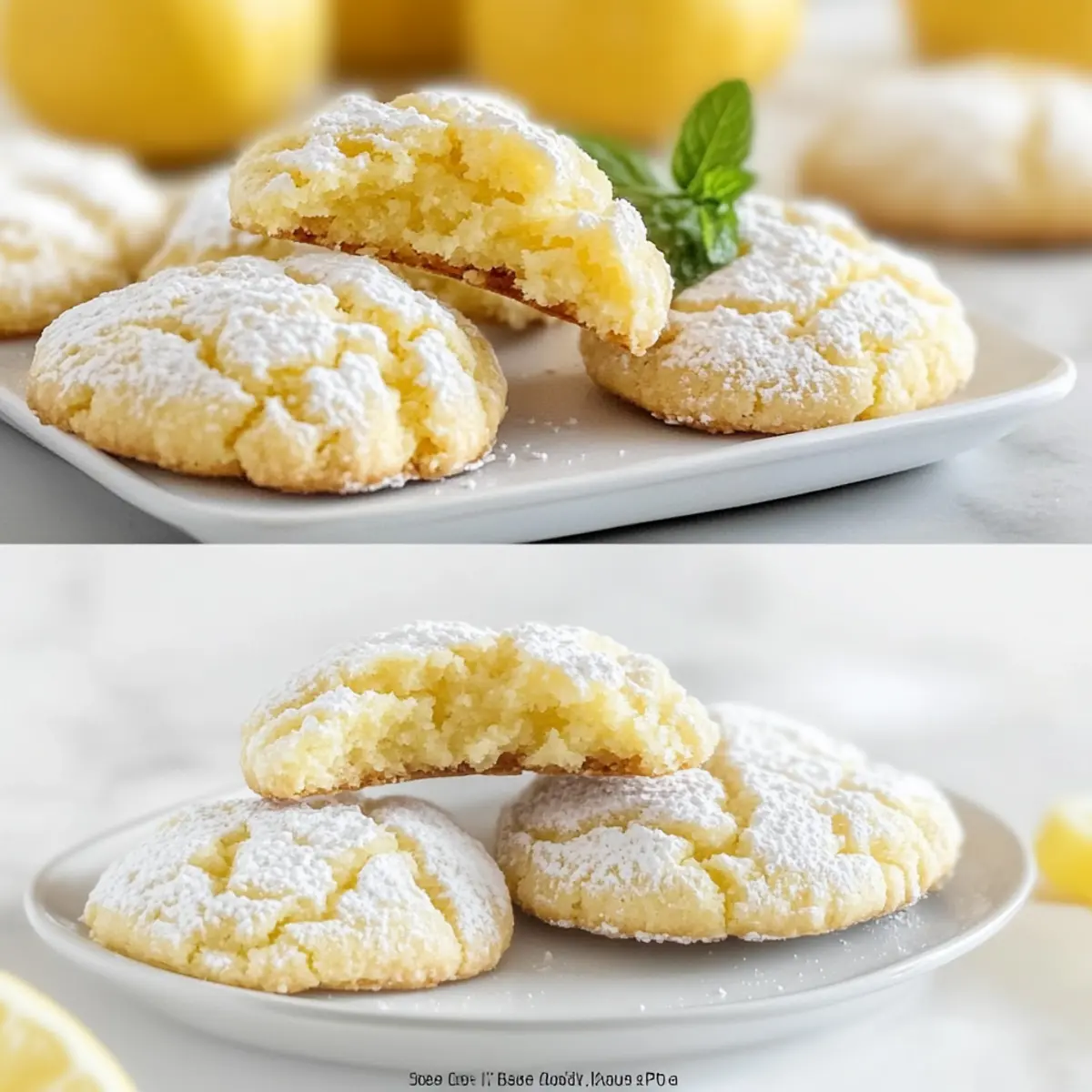 Lemon Crinkle Cookies that Melt in Your Mouth Like Sunshine