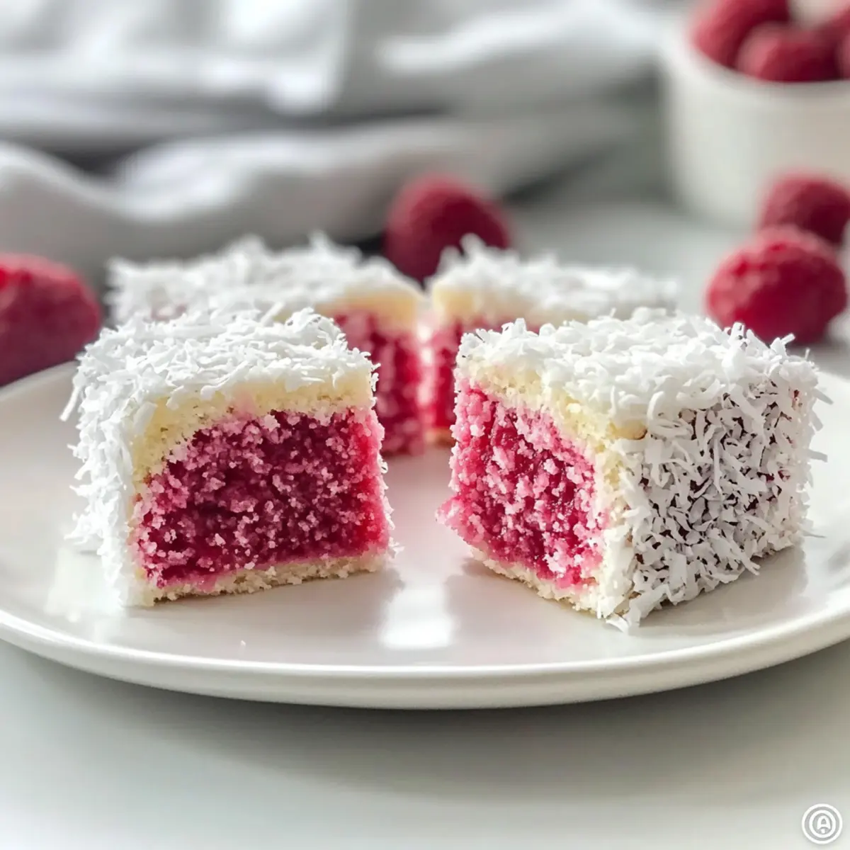 Delicious Raspberry Lamingtons to Brighten Your Day