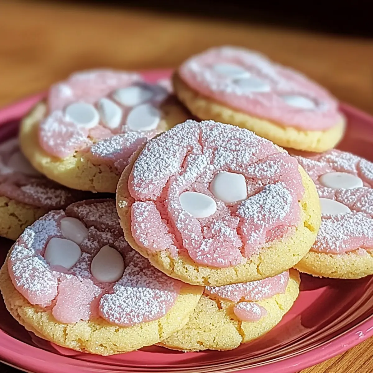 Irresistibly Chewy Pink Lemonade Cookies for Summer Bliss