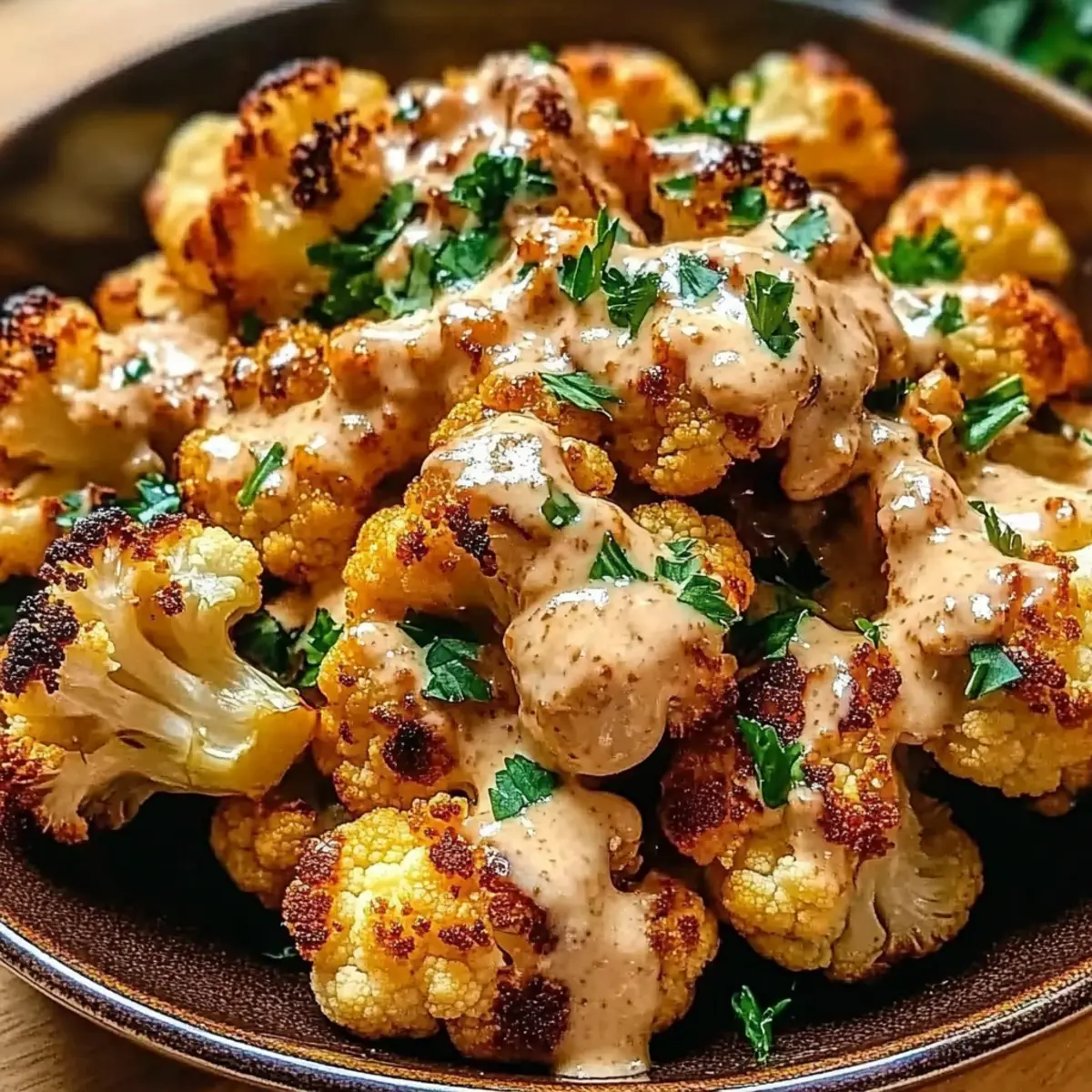 Delicious Moroccan Cauliflower with Tahini-Honey Bliss