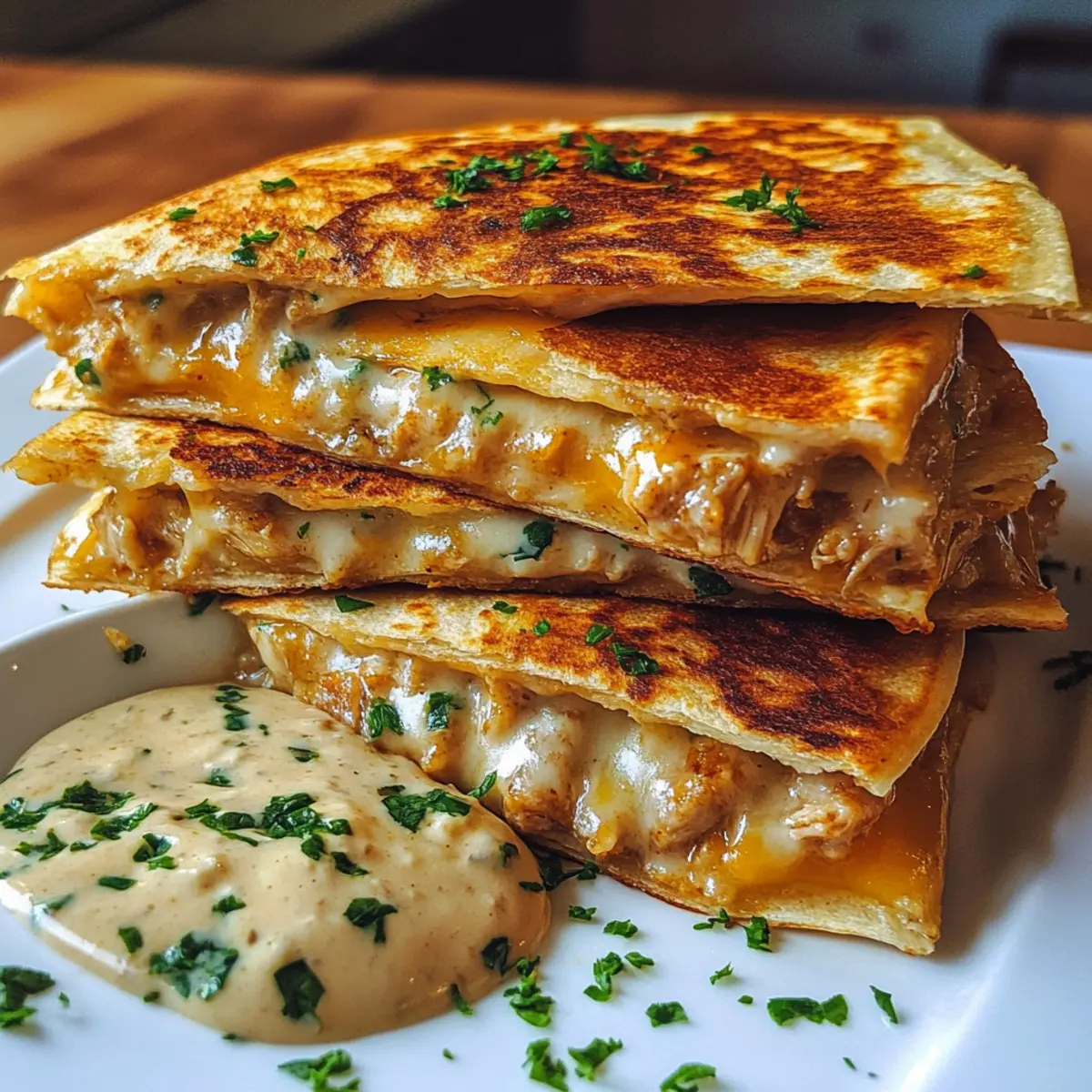 Cheesy Hot Honey Chicken Quesadillas for a Flavorful Night