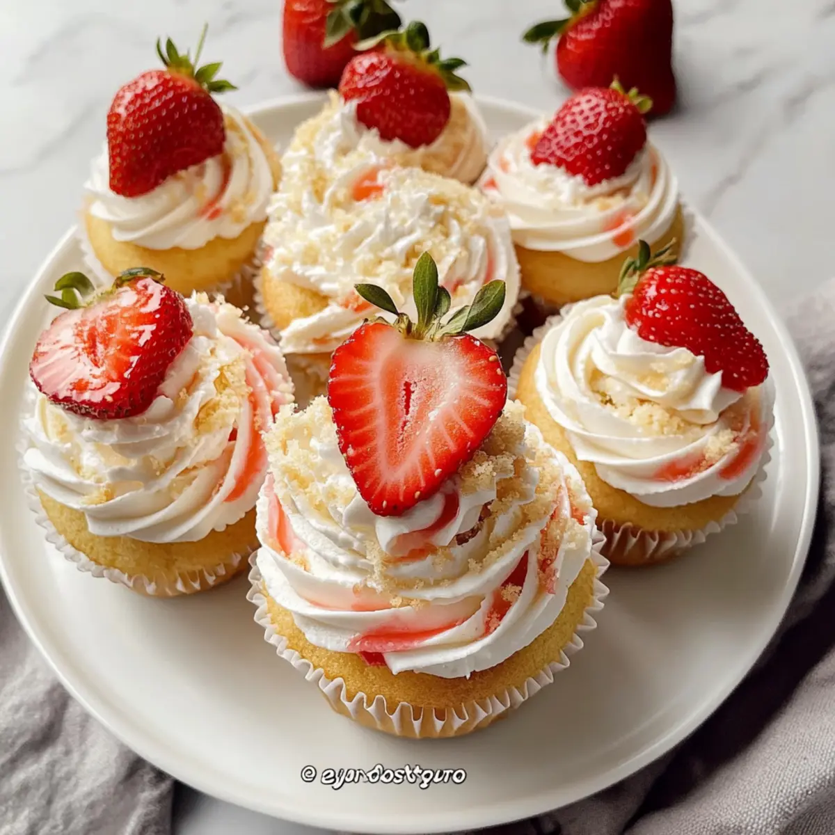 Irresistible Strawberry Shortcake Cupcakes for Sweet Moments