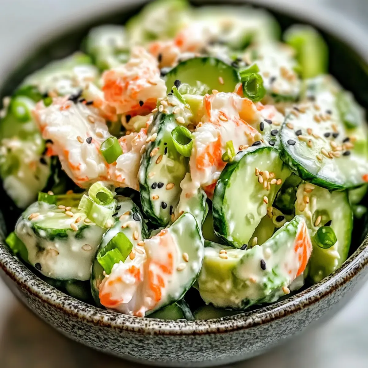 California Roll Cucumber Salad: A Crunchy, Creamy Delight