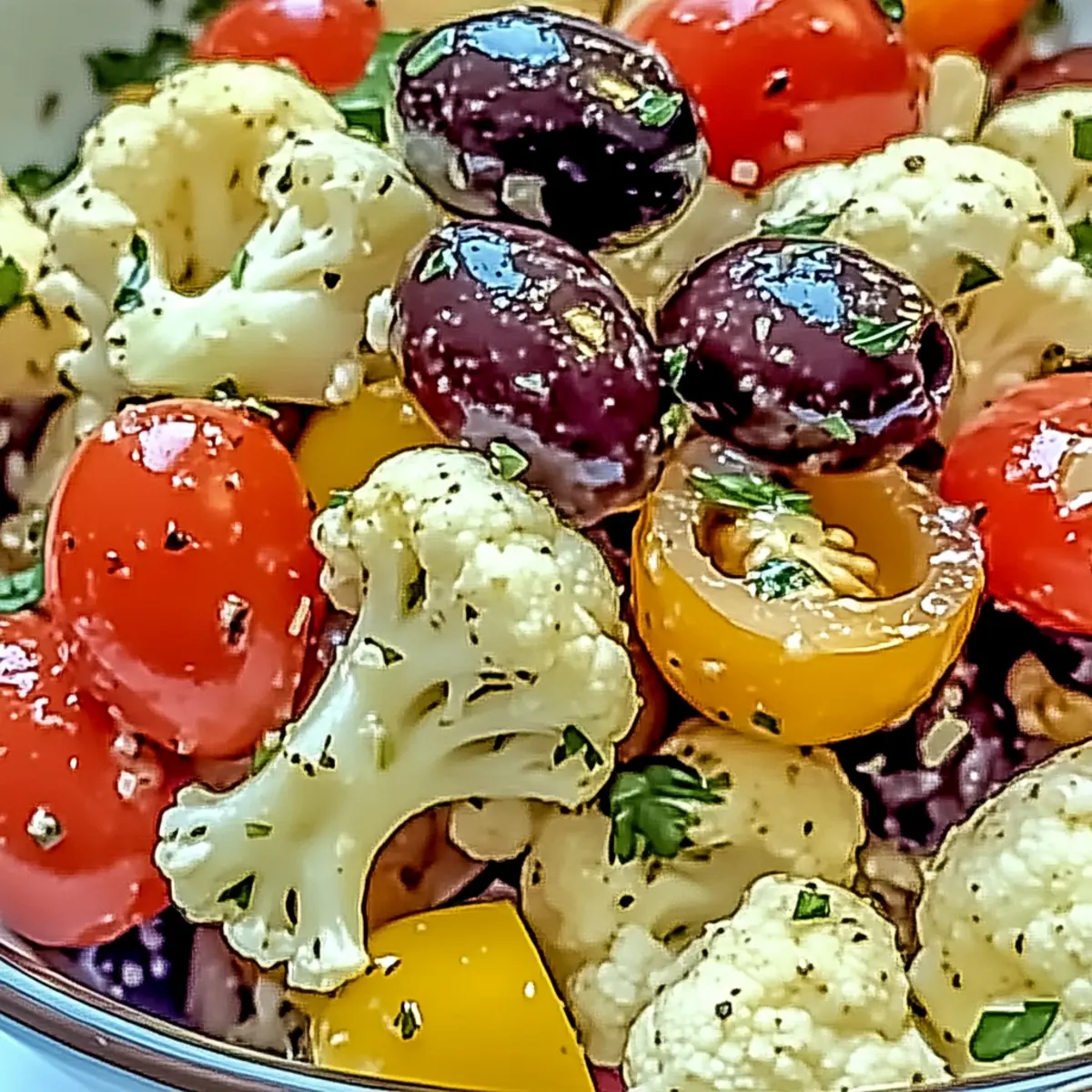 Mediterranean Marinated Cauliflower Salad You’ll Crave Daily
