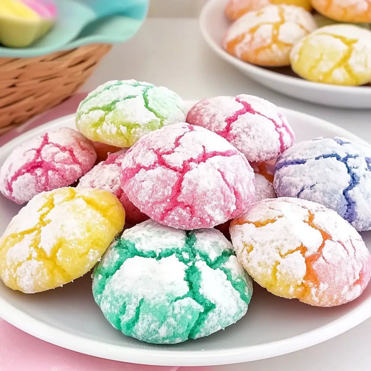 Delicious Springtime Crinkle Cookies for a Sweet Season Treat