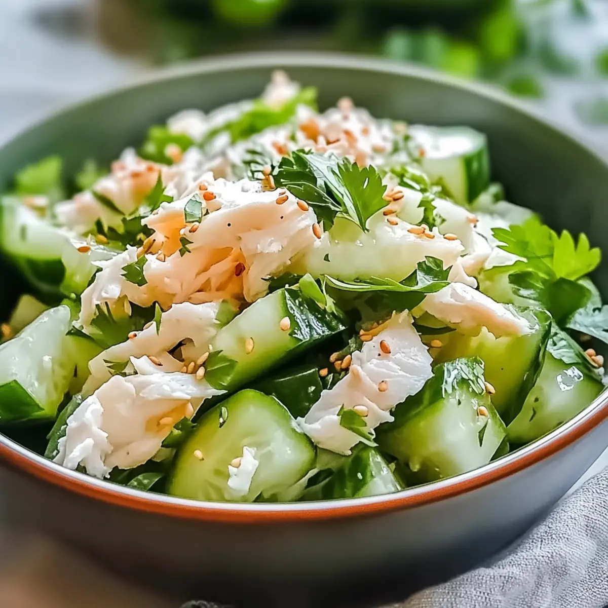 Cucumber Salad with Crab Meat: A Refreshing Summer Treat