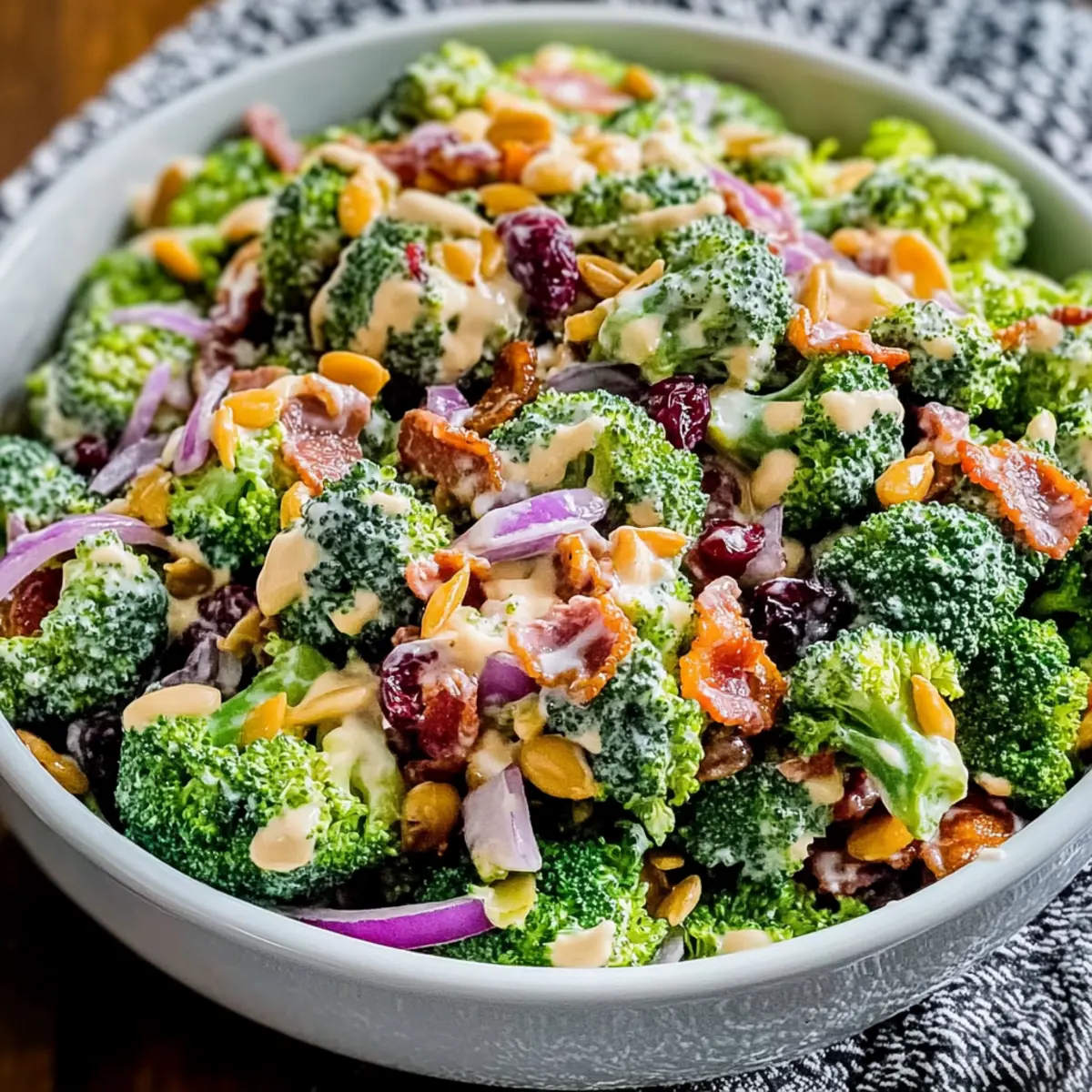 Crunchy Broccoli Salad: A Family Favorite You’ll Love