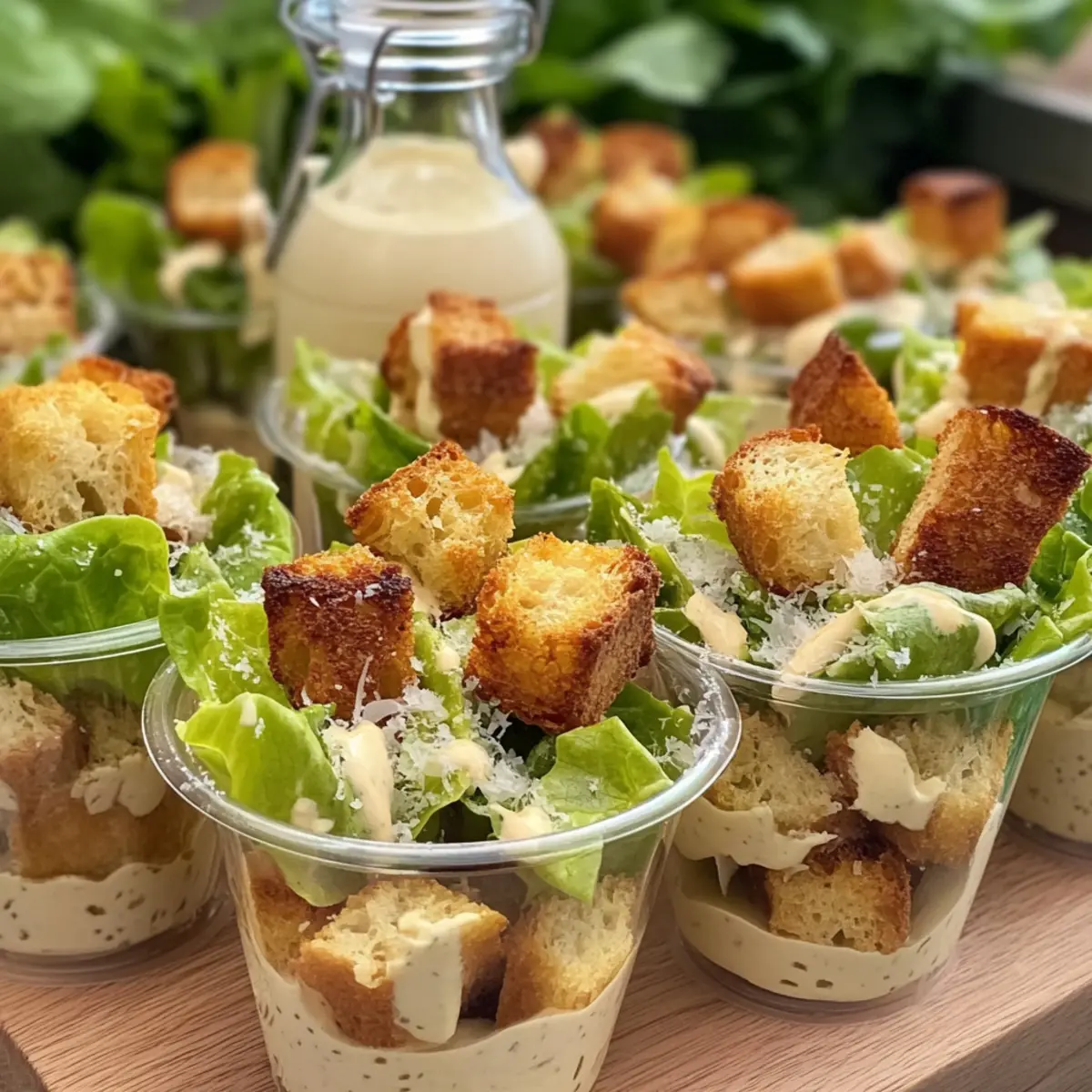 Delicious Caesar Salad Cups: A Fun Twist on a Classic Favorite