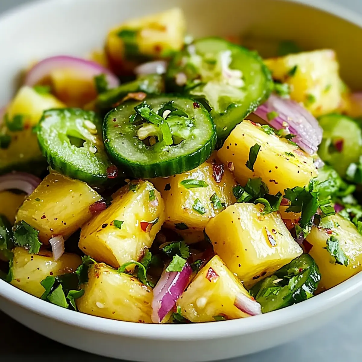 Pineapple Cucumber Salad That Refreshes Your Summer Days