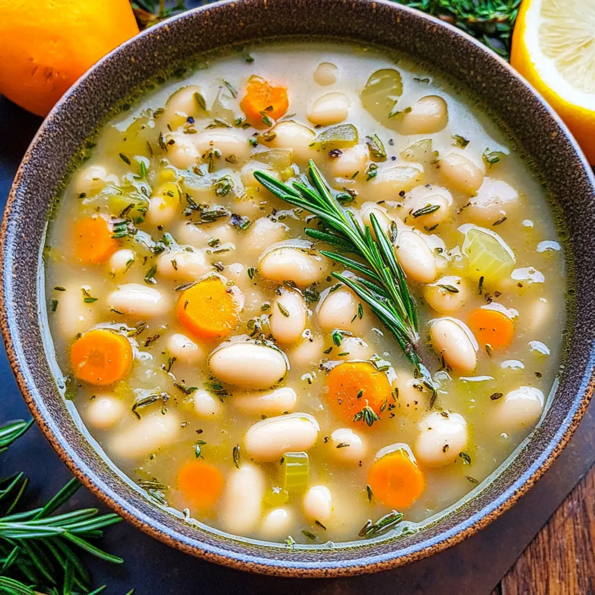 Creamy White Bean and Rosemary Soup in Just 30 Minutes