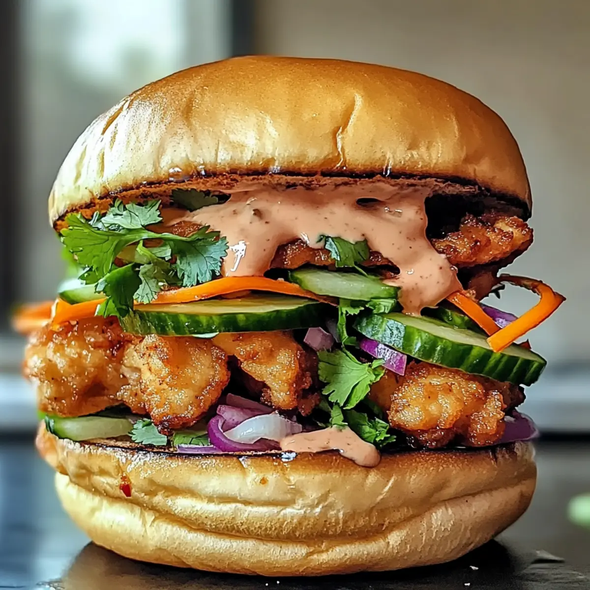 Ultimate Banh Mi Chicken Sandwich for Flavor-packed Joy