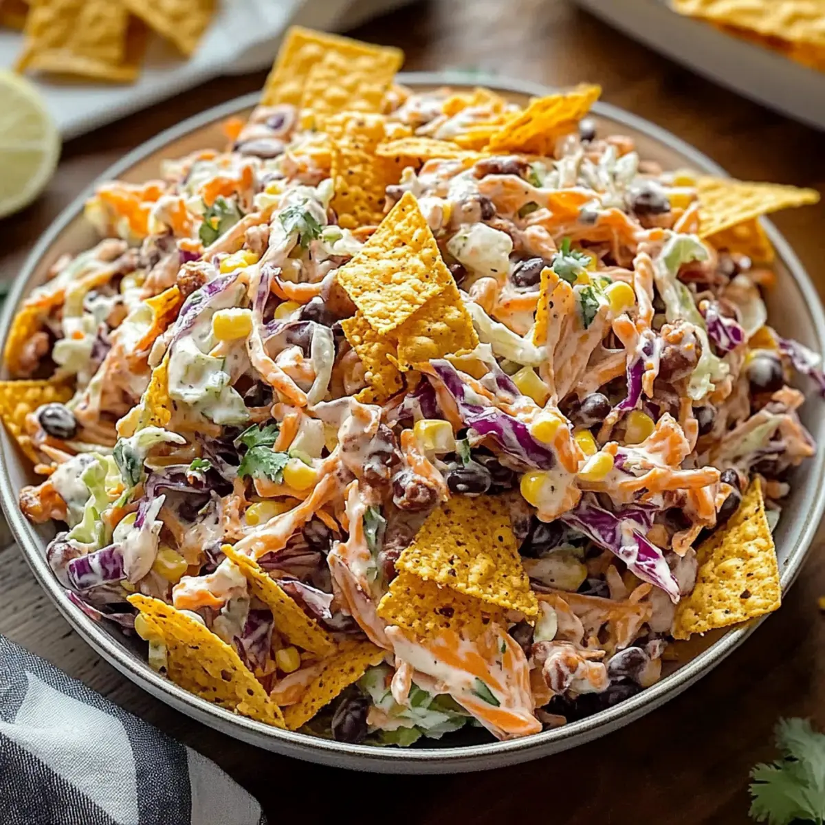 Frito Cowboy Cabbage Salad: Crunchy Tex-Mex Goodness