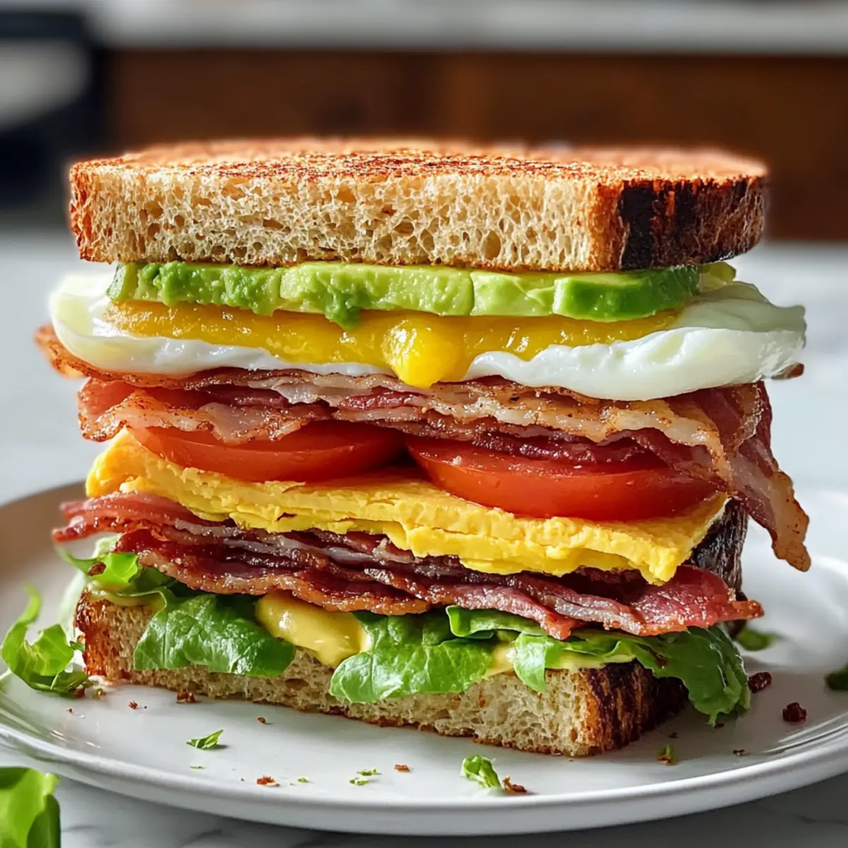 Ultimate Breakfast Club Sandwich for a Flavorful Morning