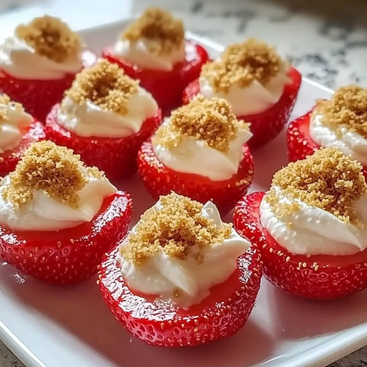 Sweetheart Cheesecake Deviled Strawberries for a Romantic Treat