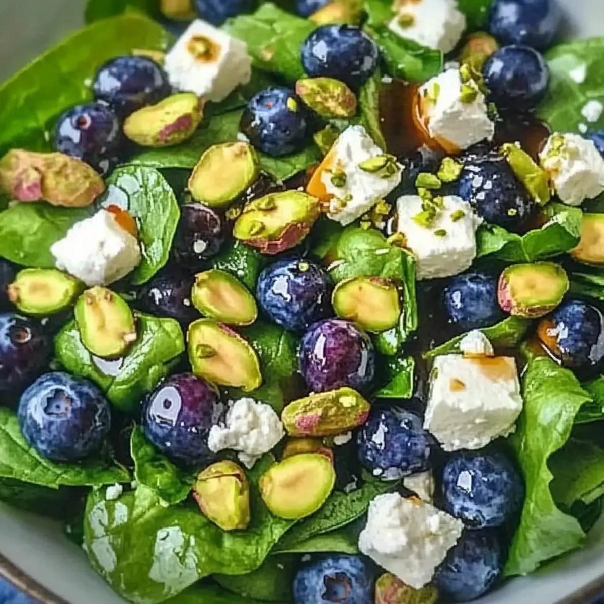 Blueberry Pistachio Spring Salad That Bursts with Fresh Flavor