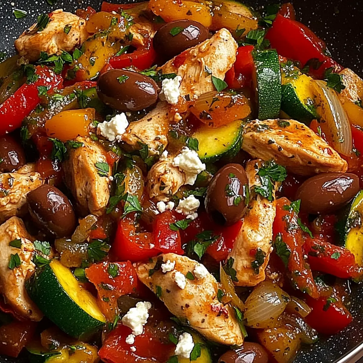 Mediterranean Chicken Stir Fry for a Quick Flavor Boost