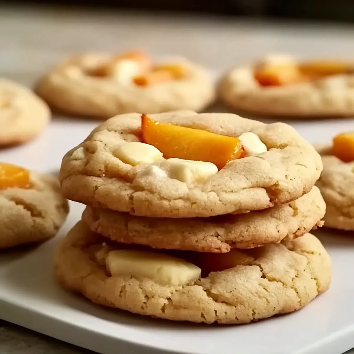 Soft Peaches and Cream Cookies Bursting with Flavor