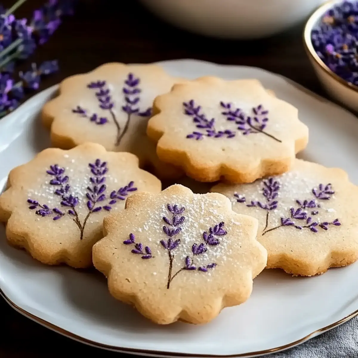 Lavender Earl Grey Sugar Cookies for a Delightful Tea Time